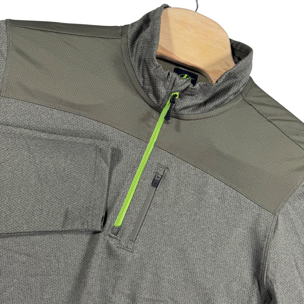 NordicTrack Mens Athletic Pullover Shirt XL Quarter Zip‎ NT Dri Athleisure Gym